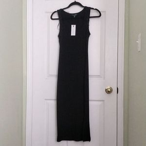 Dynamite Sigrid Black Bodycon Midi Dress